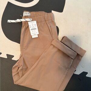 NWT - Crewcuts Kids Tan Joggers